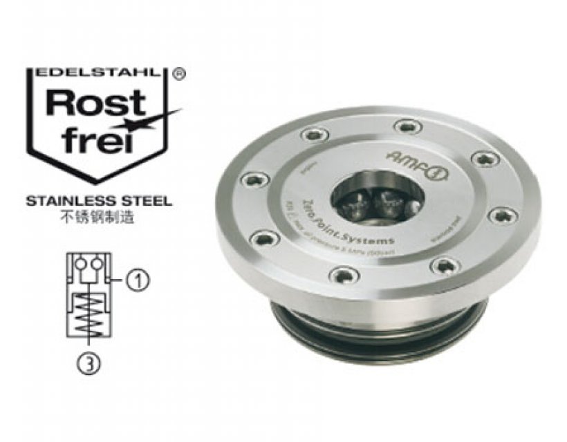 內(nèi)置安裝型零點(diǎn)定位器，圓形，螺紋旋緊